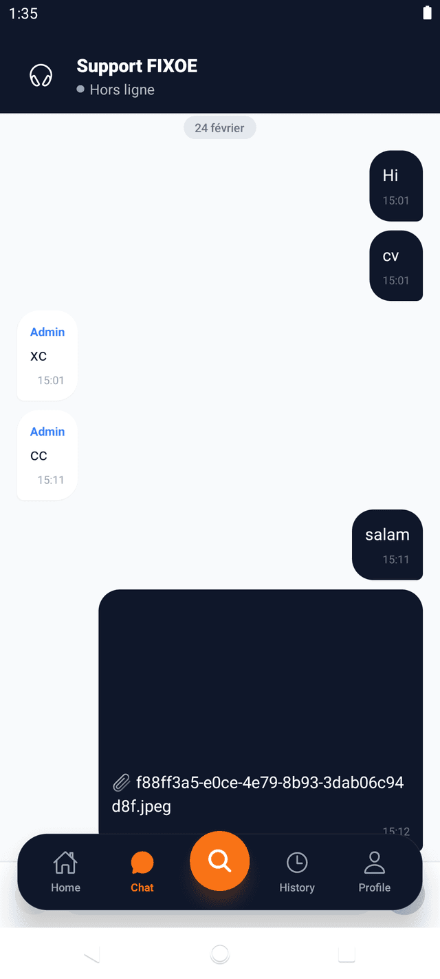 Chat support